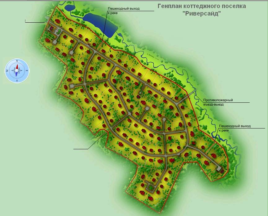 Карта коттеджных поселков екатеринбург