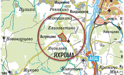 Дмитровский район яхрома карта