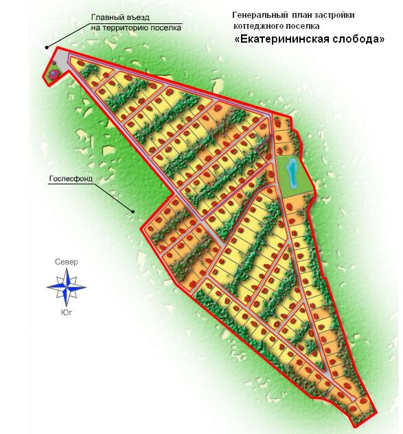 Петергофские предместья план поселка